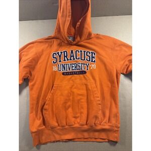 Orange Syracuse, MV Sport Classic Weave Men's Size Large Hoodie Basketball
